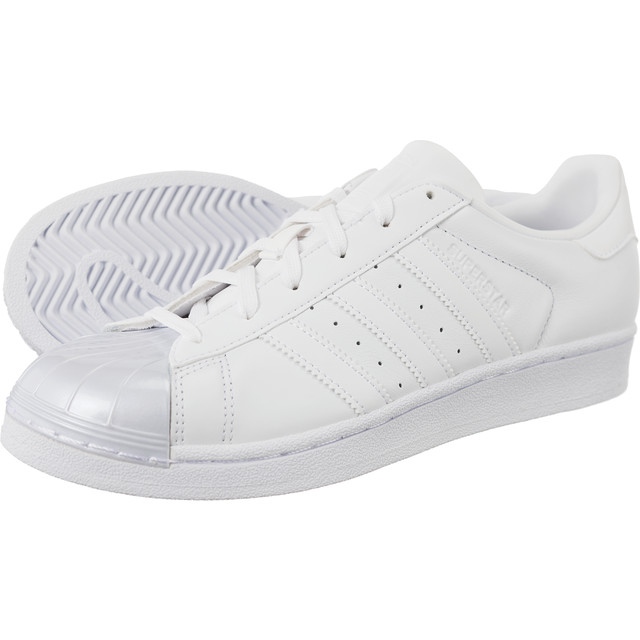 Lesklá špička Adidas Superstar W 683 bílý