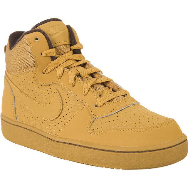 Nike Court Borough Mid Gs 839977-700 hnědý