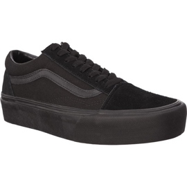 Vans Stará platforma Skool Bka Black Black černý