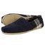 Toms Suede plaid pánské Classic Alpargata 208 námořnická modrá