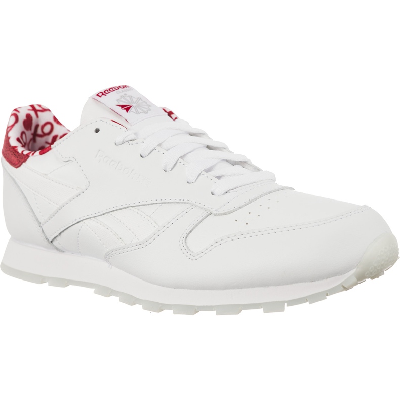 Reebok Kůže Classic VALENTINE'S Day 191 White Power Red bílý