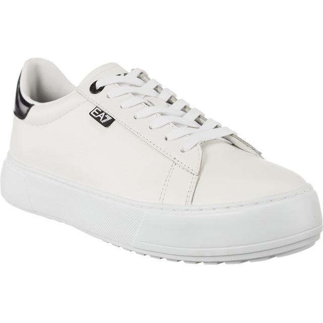 Ea7 Emporio Armani Unisex Sneaker Pelle 2480057A299 00010 bílý