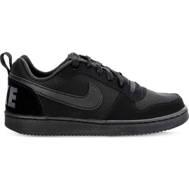 Nike Court Borough Low Gs 001 černá černá černá černý