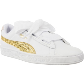 Puma Košík Srdce Glitter Wn 801 bílý žlutá Puma Košík Srdce Glitter Wn 801 bílý žlutá