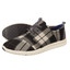 Toms Plaid Womens Del Rey tenisky 890 černá hnědý šedá