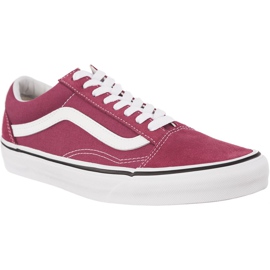 Vans Staré Skool U64 Suchá růžová pravá bílá červený