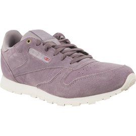 Reebok Kožená klasická kůže Mcc Paris fialový Reebok Kožená klasická kůže Mcc Paris fialový