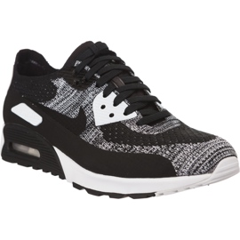 Nike V Air Max 90 Ultra 2 0 Flyknit 002 bílý černá Nike V Air Max 90 Ultra 2 0 Flyknit 002 bílý černá