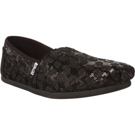 Toms Sequin Glitz dámské Alpargata 925 černá