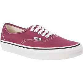 Vans Autentická U64 suchá růžová pravá bílá červený