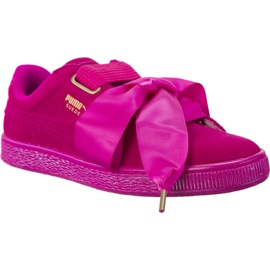 Puma Suede srdce Satin Wn 401 růžový