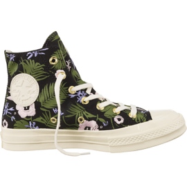 Converse 160518 Chuck Taylor All Star 70 Black Cherry Blossom Bílá biftek černý fialová zelený