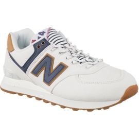 New Balance Wl574sye bílá s vinobraní Indigo moře uniknout bílý