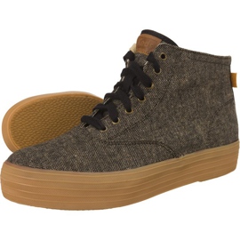 Keds Triple Hi Slub Tweed 787 hnědý