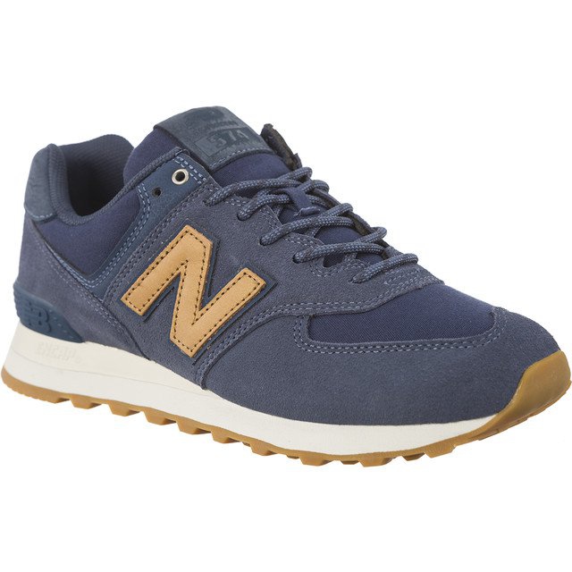 New Balance Nový zůstatek WL574CLI hnědý námořnická modrá