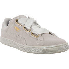 Puma Suede srdce Satin W 402 šedá