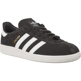 Adidas Munchen 322 Carbon FtwWht GoldMt bílý černý šedá