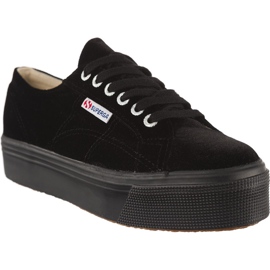 Superga 2790 Velvetw 999 černý