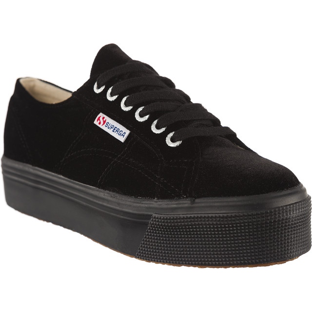 Superga 2790 Velvetw 999 černá