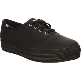 Keds Triple Core Leather 749 černý