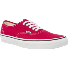 Vans Authentic Q9U Crimson True White červený