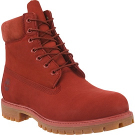 Timberland 6 "Premium Boot Fxw červený