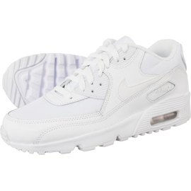 Nike Air Max 90 Mesh Gs 100 bílý Nike Air Max 90 Mesh Gs 100 bílý