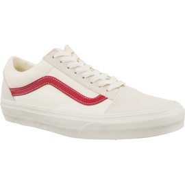 Vans Staré Skool R1T Vintage Bílé Rococco Red bílý vícebarevný červený