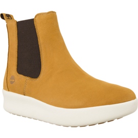 Timberland Berlínský park Dbl Gore Chelsea Smrk žlutý nubuk pomerančový žluť
