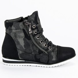 Vinceza Izolační tenisky Moro černý