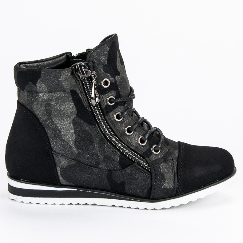 Vinceza Izolační tenisky Moro černá