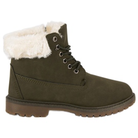 Seastar Tmavě zelené trapery zelený