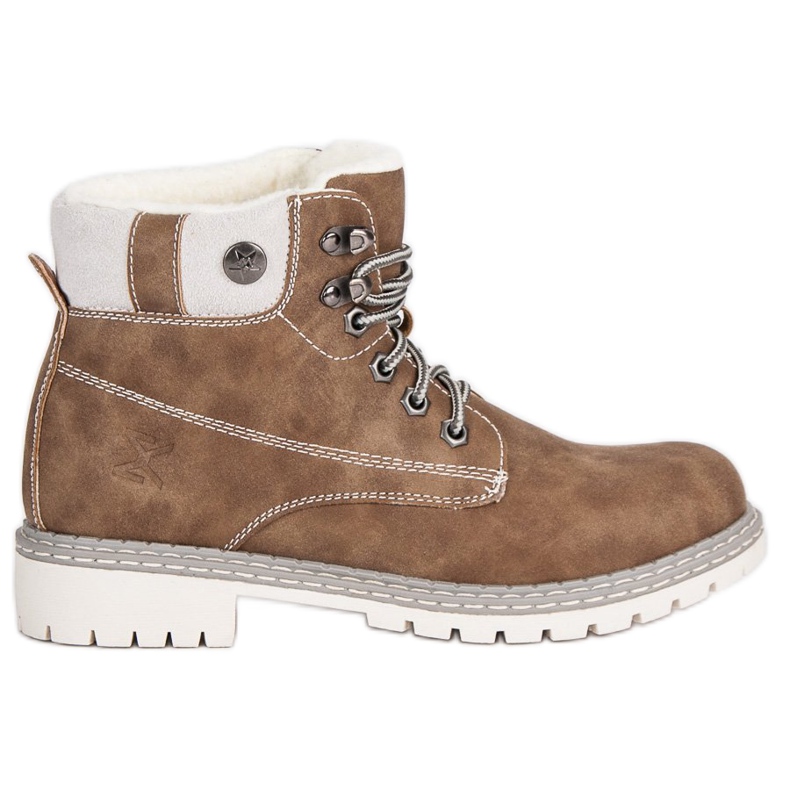 Filippo Hnědé boty z ovčí kůže hnědý