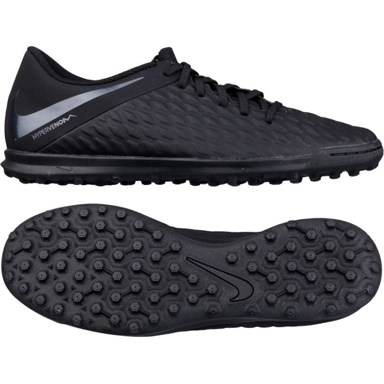 Kopačky Nike Hypervenom Phantomx 3 Club Tf AJ3811-001 černá černá Kopačky Nike Hypervenom Phantomx 3 Club Tf AJ3811-001 černá černá