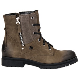 Stylové khaki VINCEZA Workers zelený