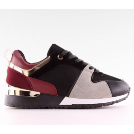 M-B01 Black Winered černé dámské sportovní boty černý