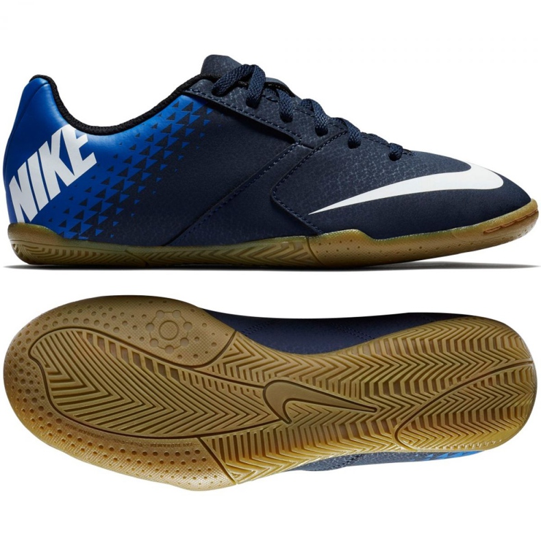 Sálová obuv Nike Bombax Ic Jr 826487-414 námořnická modrá námořnická modrá