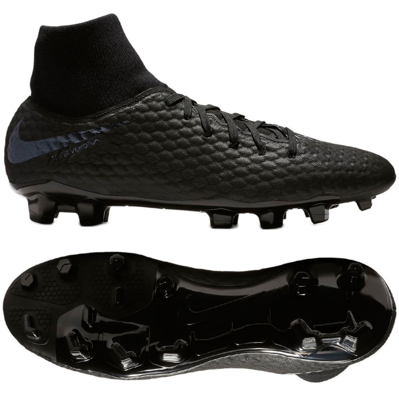 Kopačky Nike Hypervenom 3 Academy Df Fg M AQ9217-001 černá černá Kopačky Nike Hypervenom 3 Academy Df Fg M AQ9217-001 černá černá