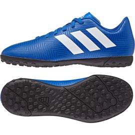 Kopačky Adidas Nemeziz Tango 18.4 Tf Jr DB2381 vícebarevný modrý