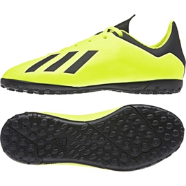 Kopačky adidas X Tango 18.4 Tf Jr DB2435 žluť žluť