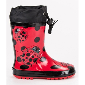 American Club Galoshes americký lienky červený