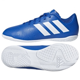 Kopačky Adidas Nemeziz Tango 18.4 In Jr DB2384 modrý modrý
