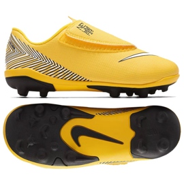 Kopačky Nike Mercurial Vapor 12 (V) Ps Neymar FG / MG Jr AO2897-710 žluť žluť