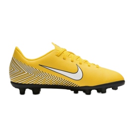 Kopačky Nike Mercurial Vapor 12 Club Neymar Mg Jr AO9472-710 vícebarevný žluté