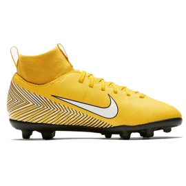Kopačky Nike Mercurial Superfly 6 Club Neymar Mg Jr AO2888-710 vícebarevný žluť