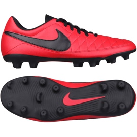 Kopačky Nike Majestry Fg M AQ7902-600 červený červený