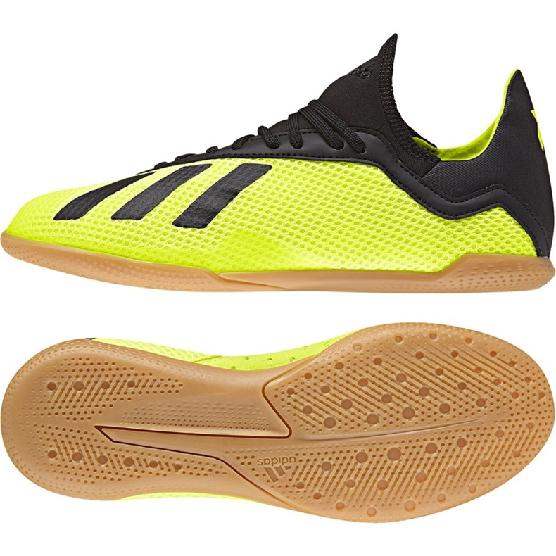 Sálová obuv adidas X Tango 18.3 In Jr DB2426 žlutá žlutá