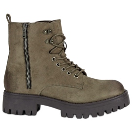 Corina Zauzlované semišové dělníky hnědý