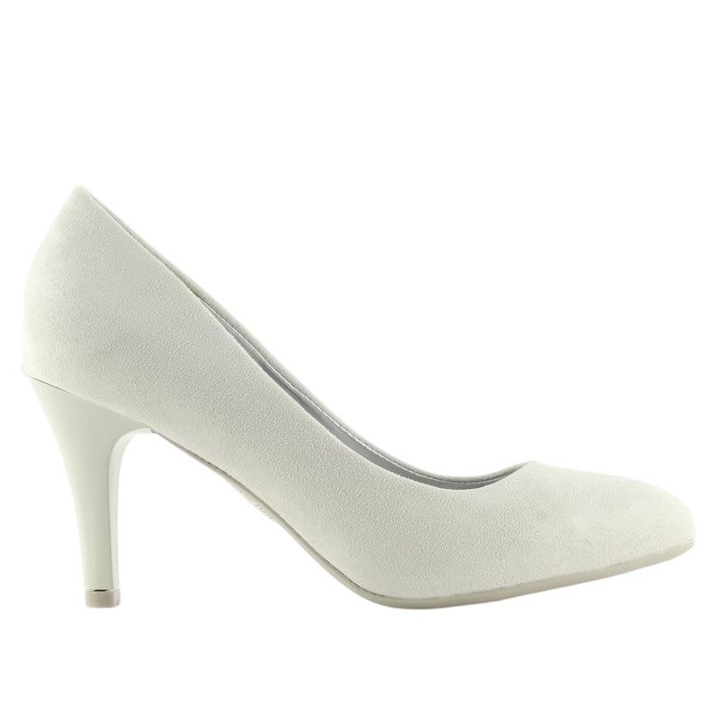 Lodičky s mandlovou špičkou šedé B-41 Gray šedá