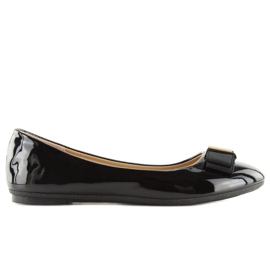 Černé dámské baleríny 9988-130 Black černá